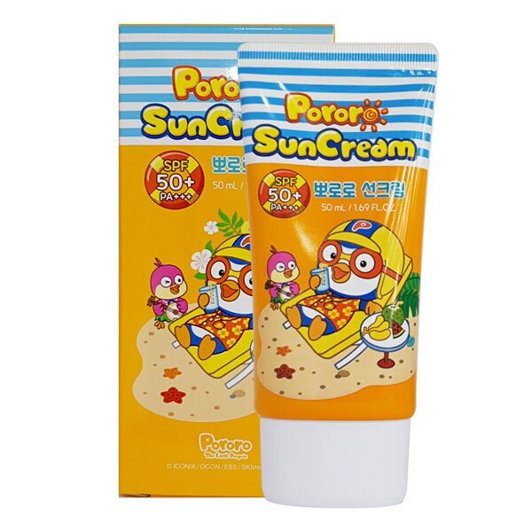 Pororo Детский солнцезащитный крем Sun Cream SPF50+ PA+++, 50мл