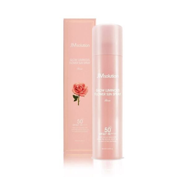 JMsolution Солнцезащитный спрей с розой Glow Luminous Flower Sun Spray SPF50+ PA++++, 180 мл JMsolution Солнцезащитный спрей с розой Glow Luminous Flower Sun Spray SPF50+ PA++++, 180 мл