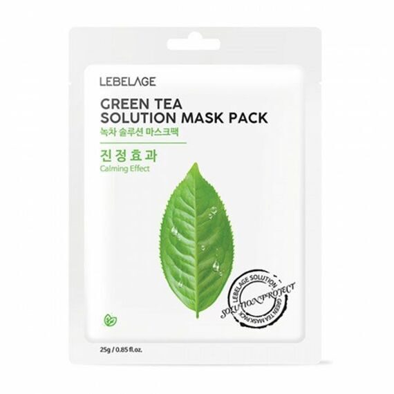 Lebelage Тканевая маска с зеленым чаем Green Tea Solution Mask Pack